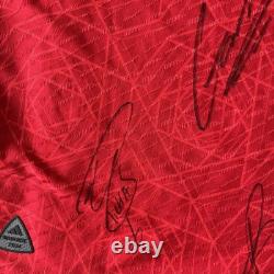 Manchester United Signed Shirt 23/24 Signed by squad with club COA