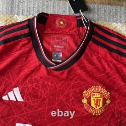 Manchester United Signed Shirt 23/24 Signed by squad with club COA