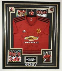 Manchester United Signed Shirt Autographed Jersey Display AFTAL DEALER