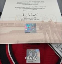 Manchester United Signed Shirt Eriksen with COA Genuine Signature
