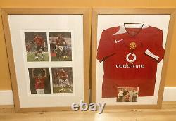 Manchester United Signed Shirt Ronaldo, Rooney, Ferdinand, RVN (with photo proof)