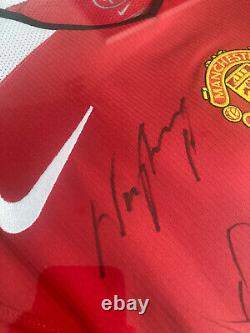 Manchester United Signed Shirt Ronaldo, Rooney, Ferdinand, RVN (with photo proof)