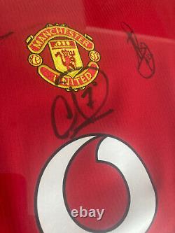 Manchester United Signed Shirt Ronaldo, Rooney, Ferdinand, RVN (with photo proof)