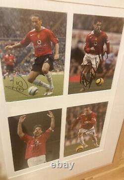 Manchester United Signed Shirt Ronaldo, Rooney, Ferdinand, RVN (with photo proof)