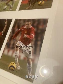 Manchester United Signed Shirt Ronaldo, Rooney, Ferdinand, RVN (with photo proof)