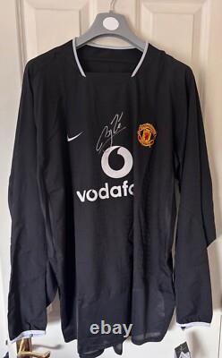 Manchester United Signed Shirt Roy Keane 2003-2004 Away Shirt Long Sleeve XXXL
