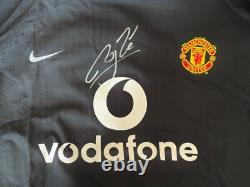 Manchester United Signed Shirt Roy Keane 2003-2004 Away Shirt Long Sleeve XXXL