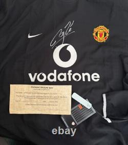 Manchester United Signed Shirt Roy Keane 2003-2004 Away Shirt Long Sleeve XXXL