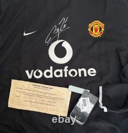 Manchester United Signed Shirt Roy Keane 2003-2004 Away Shirt Long Sleeve XXXL