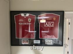 Manchester United Signed Shirts 1999 & 2008 Full Champions League Team With COA Manchester United Signed Shirts 1999 & 2008 Full Champions League Team With COA