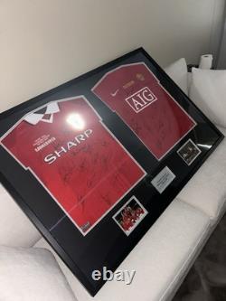 Manchester United Signed Shirts 1999 & 2008 Full Champions League Team With COA Manchester United Signed Shirts 1999 & 2008 Full Champions League Team With COA