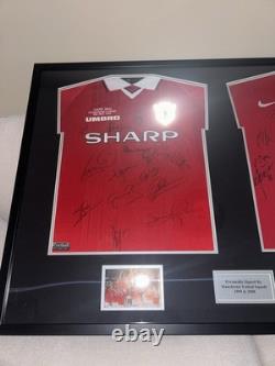 Manchester United Signed Shirts 1999 & 2008 Full Champions League Team With COA Manchester United Signed Shirts 1999 & 2008 Full Champions League Team With COA