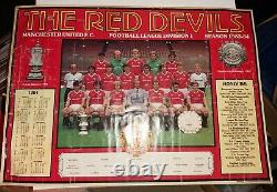 Manchester United Signed Team Poster