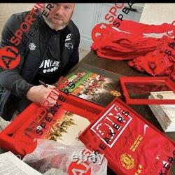 Manchester United Signed Wayne Rooney 2008 Commemorative Winners Shirt Box