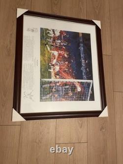 Manchester United Treble 1999, Limited Edition Hand Signed, Framed Print Manchester United Treble 1999, Limited Edition Hand Signed, Framed Print