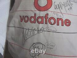 Manchester United Vodaphone Multi Hand Signed by 6 Players Football Shirt XL