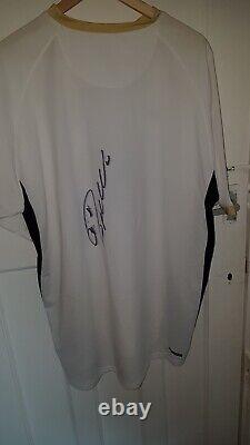 Manchester United White Black signed shirt RONALDO 2007/08 Nike Size XL AIG