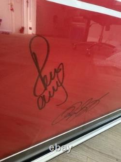 Manchester United signed Football Shirt By Ryan Giggs And Paul Scholes. Framed Manchester United signed Football Shirt By Ryan Giggs And Paul Scholes. Framed