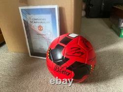 Manchester United signed football 2008/09 with certificate of authenticity