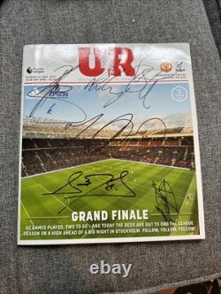 Manchester United signed programme