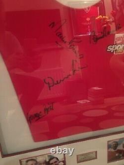 Manchester Utd Best, Charlton, Law & West Ham legend Martin Peters signed shirt