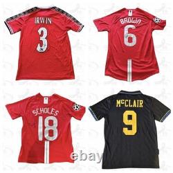 Manchester Utd Signed Shirt Bundle Mclair Brown Irwin Scholes Autograph COA