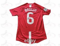 Manchester Utd Signed Shirt Bundle Mclair Brown Irwin Scholes Autograph COA
