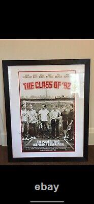 Manchester united class of 92 Signed Poster