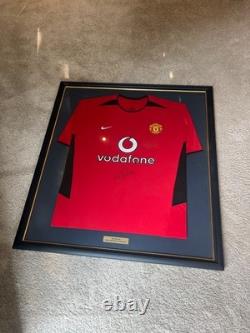 Manchester united roy keane signed shirt