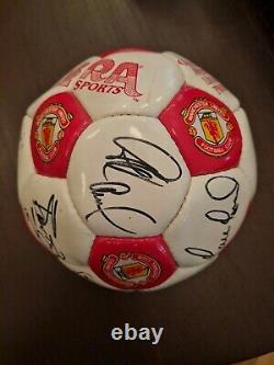 Manchester united signed football 1991