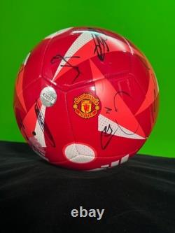 Manchester united signed football ball 25/26 Season