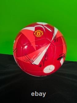Manchester united signed football ball 25/26 Season Manchester united signed football ball 25/26 Season