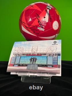 Manchester united signed football ball 25/26 Season