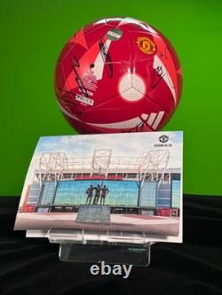 Manchester united signed football ball 25/26 Season