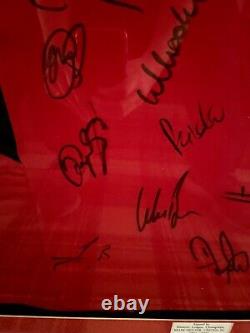Manchester united signed framed shirt 2002/2003 premier league champions