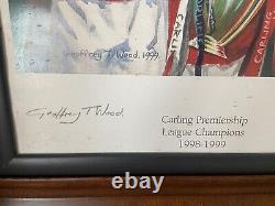 Manchester united signed picture/Alex Ferguson, RARE Piece Once In A Lifetime