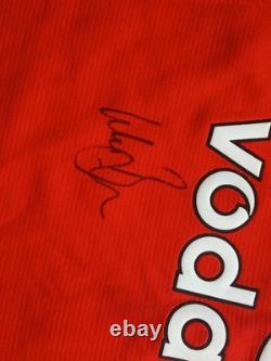 Manchester united wez brown signed shirt 2000 2001 shirt