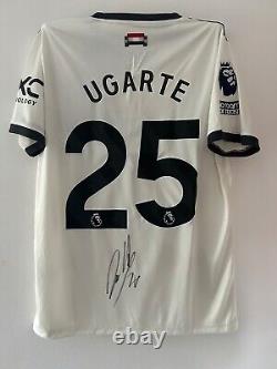 Manuel Ugarte Manchester United signed shirt EXACT VIDEO PROOF OF SIGNING INC