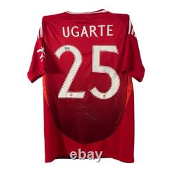 Manuel Ugarte signed shirt AFTAL EXACT PHOTO PROOF JERSEY MANCHESTER UNITED UTD