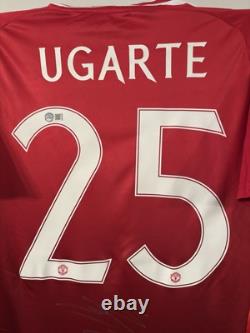 Manuel Ugarte signed shirt AFTAL EXACT PHOTO PROOF JERSEY MANCHESTER UNITED UTD