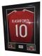 Marcus Rashford Hand Signed Manchester United Home 2024/25 Framed Shirt with clu