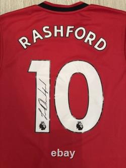 Marcus Rashford Hand Signed Shirt Manchester United
