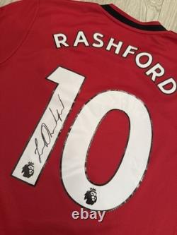 Marcus Rashford Hand Signed Shirt Manchester United