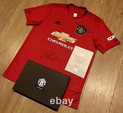 Marcus Rashford MUFC Official Hologram COA Signed Manchester United Shirt