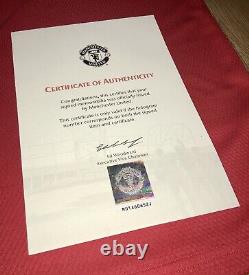 Marcus Rashford MUFC Official Hologram COA Signed Manchester United Shirt