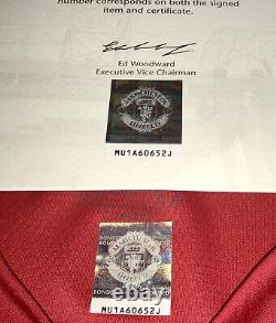 Marcus Rashford MUFC Official Hologram COA Signed Manchester United Shirt