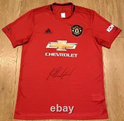 Marcus Rashford MUFC Official Hologram COA Signed Manchester United Shirt