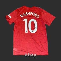 Marcus Rashford Manchester United Signed 20/21 Shirt