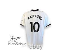 Marcus Rashford Manchester United Signed 22/23 Official Away Football Shirt COA