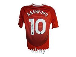 Marcus Rashford Manchester United Signed 24/25 Football Shirt COA